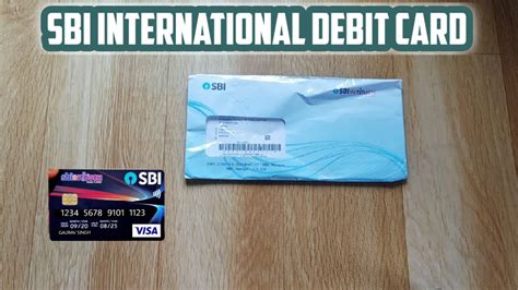 Unboxing Sbi Paywave International Debit Card Visa Global Debit