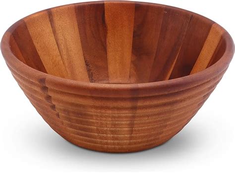 Amazon Arthur Court Salad Bowl Acacia Wood Serving Bowl For