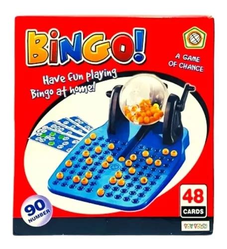 Bingo Con Bolillero Cartones Juego De Mesa Caja Cuotas Sin Inter S