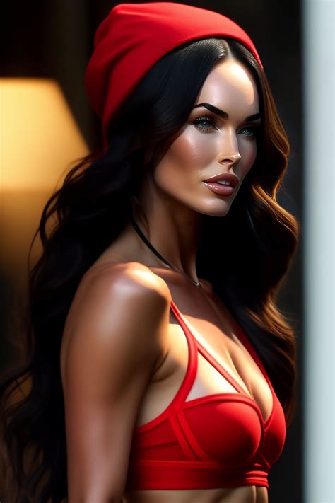 Lexica Megan Fox Wearing Red Bikini In The City