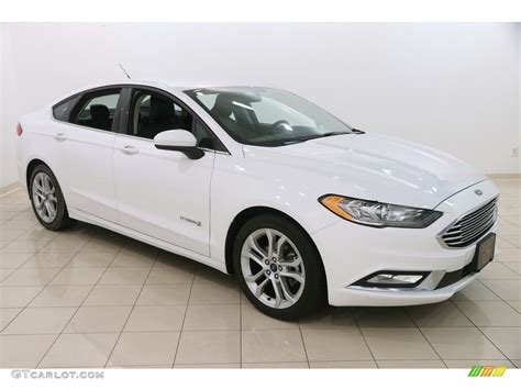 Oxford White Ford Fusion Hybrid Se Photo Gtcarlot