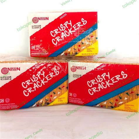 Jual Nissin Crispy Crackers G Shopee Indonesia