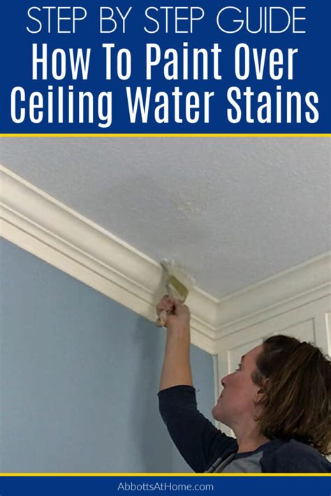 Can You Paint Water Stained Ceiling Tiles | Shelly Lighting