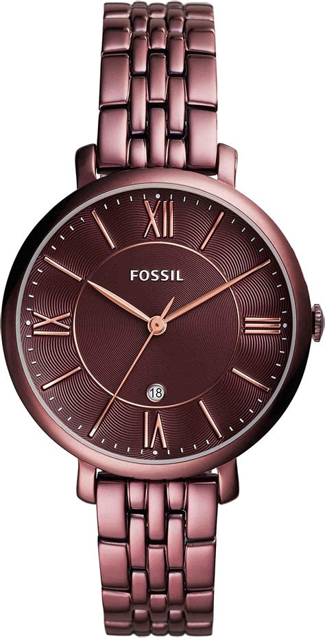 Fossil Jacqueline Analog Brown Dial Women S Watch Es Fossil