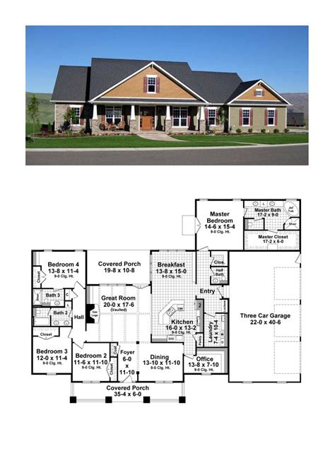 21 Beautiful 2800 Square Foot Ranch House Plans