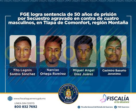 Fge Logra Sentencia De 50 Años De Prisión Por Secuestro Agravado En