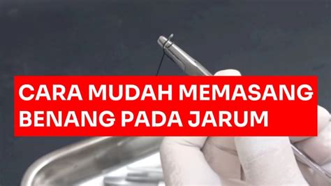 Mudah Cara Memasang Benang Pada Jarum Hecting Youtube