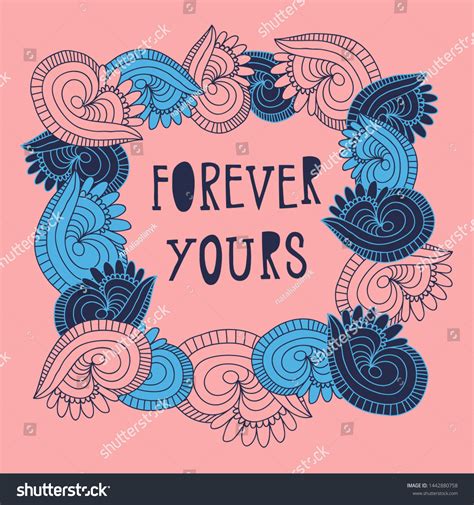 Hand Drawn Lettering Cute Quote Sketch Stock Vector (Royalty Free ...