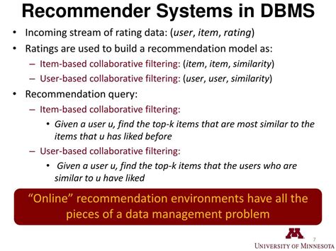 Ppt Recstore An Extensible And Adaptive Framework For Online