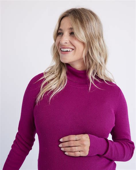 Long Sleeve Turtleneck Sweater Thyme Maternity RW CO