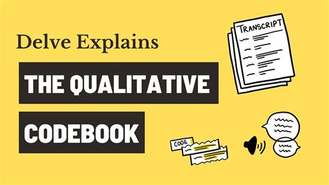 Introduction To Codebooks In Qualitative Research Youtube