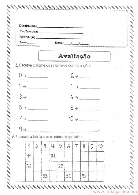 Trabalho De Matematica 1 Ano