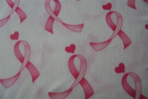 Breast Cancer Awareness Fleece Fabric By The Yard By Ggselections