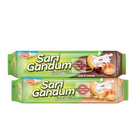 Jual MAYORA ROMA SARI GANDUM FAMPACK BISKUIT GANDUM SANDWICH