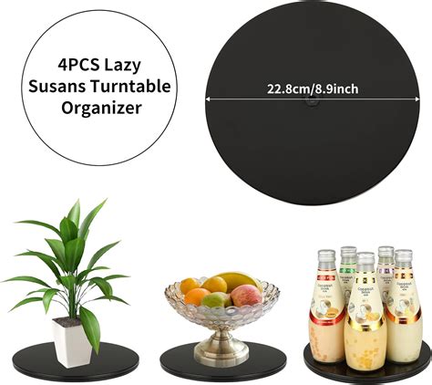 Organizador Lazy Susan De Pulgadas Organizador De Pl Stico Para