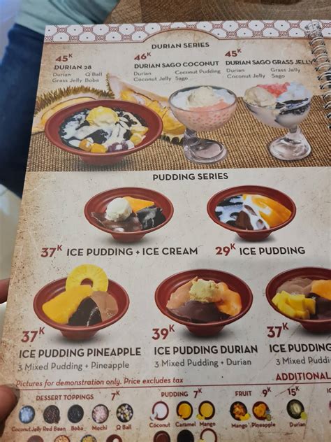 Menu At HONG TANG Grand Galaxy Desserts Bekasi Regency