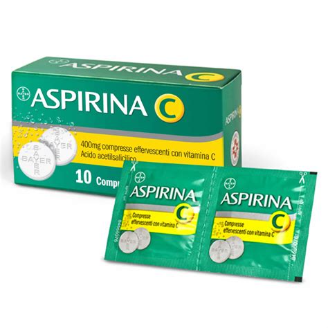 Aspirina C Compresse Effervescenti Mg Mg Con Vitamina C