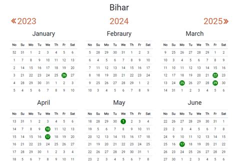 Bihar Holiday Calendar 2025 January 2025 Mil Jasmina