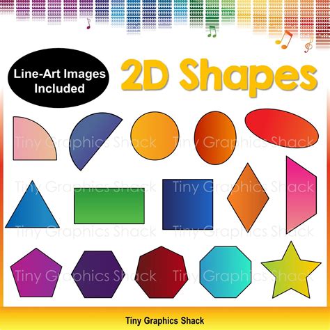 2d Shapes Clip Art Teaching Ideas