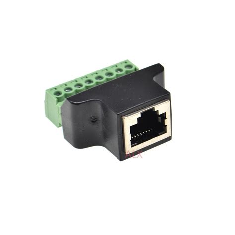 Rj45 Ethernet Female To 8 Pin Screw Terminal Conve Grandado