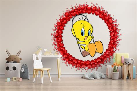 Tweety Bird Printable Digital Stickers Tweety Bird Svg Etsy