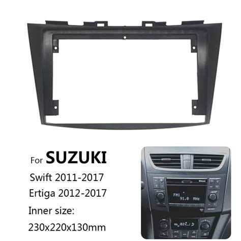 9 Inch 2 Din Car Radio Fascia For SUZUKI Swift Ertiga Auto Stereo