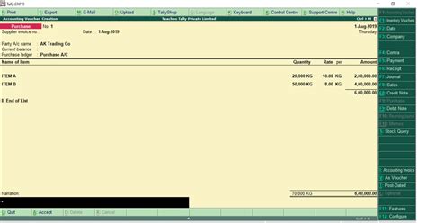 How To Pass Journal Entry In Tally Tally And Accounting Demo