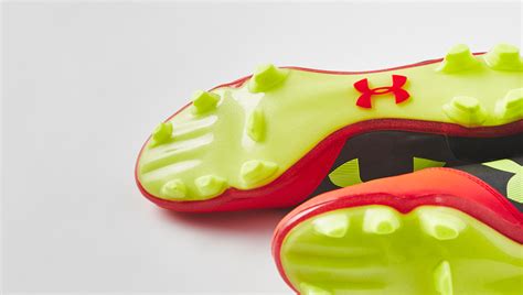 Under Armour Spotlight Red Yellow Soccerbible