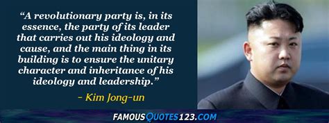 Kim Jong-un Quotes on People, Greatness, Revolution and Victory