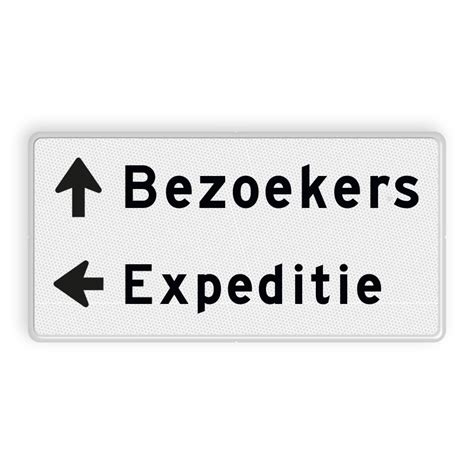 Verkeersbord Route Met Pijlen Reflecterend Online Kopen