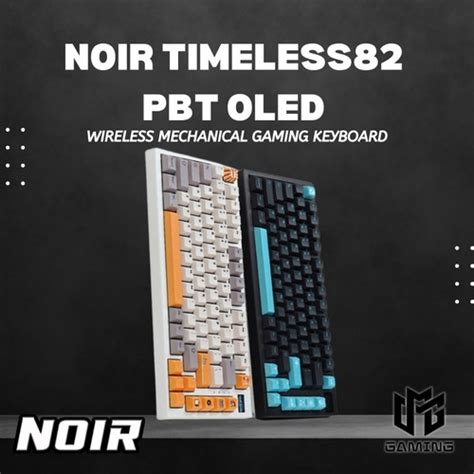 Jual Noir Timeless82 PBT OLED Wireless Mechanical Gaming Keyboard