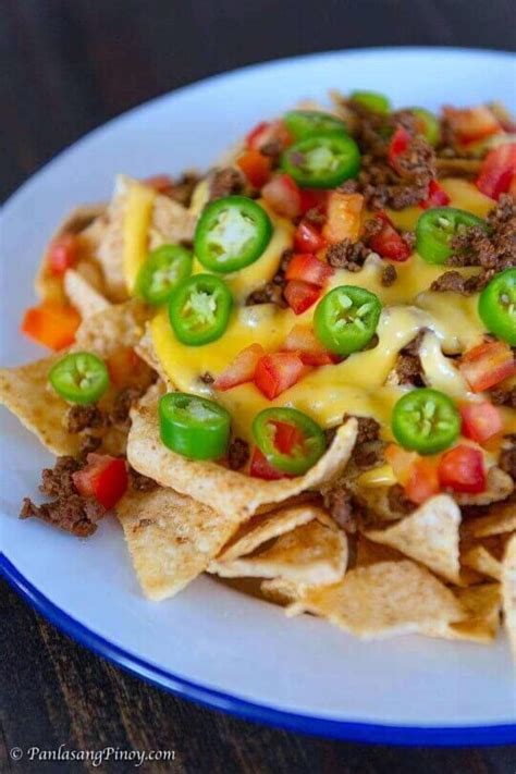 Beef Nachos With Cheese Sauce Homemade Panlasang Pinoy