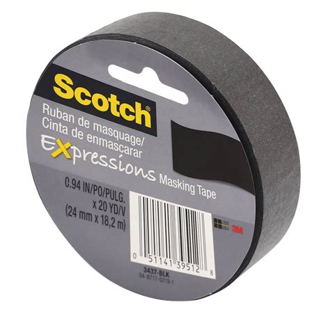 12 Pack Scotch® Expressions Black Masking Tape Nepal Ubuy