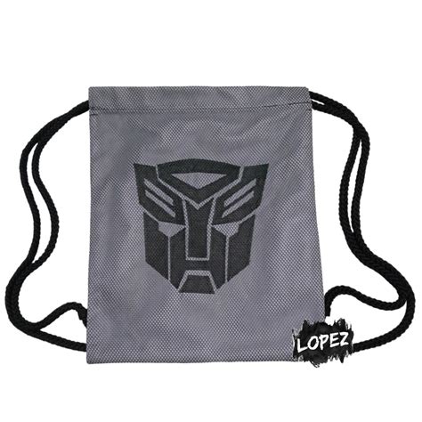 Transformers Net Bag Bumble Bee Robot Autobot Drawstring Bag Optimus