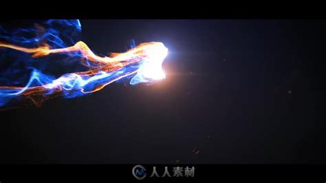 时尚好看的粒子飞舞汇聚文字标题标志logo演绎ae模板epic Particle Reveal 影视模板 人人cg 人人素材 Rrcg