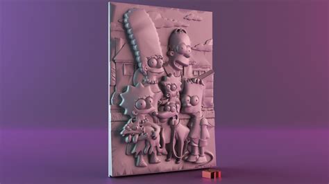 The Simpsons free 3D model 3D printable | CGTrader