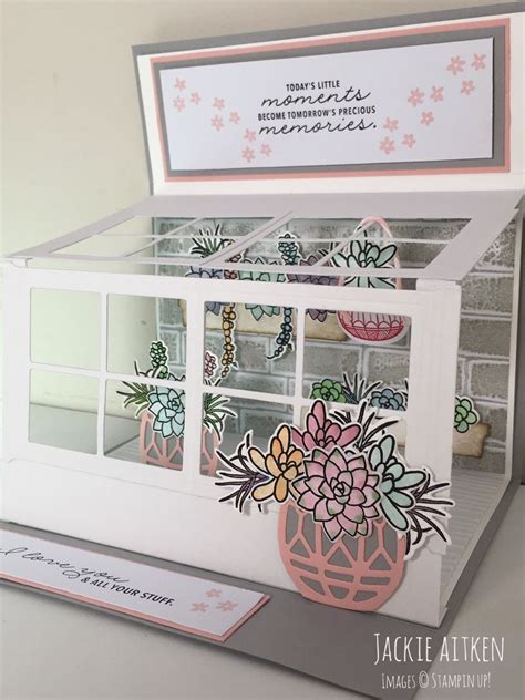 Oh So Succulent Bundle Stampin Up Succulent Greenhouse Card