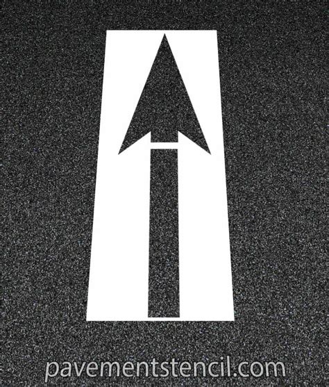 D.O.T. Straight Arrow Stencil | Pavement Stencil Co.