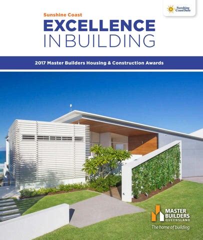 Housing Construction Awards Excellence In Building Sunshine