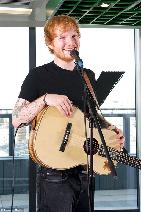 Ed Sheeran Shares Awkward Moment With Prime Minister Daily Mail Online