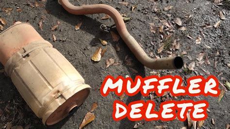 Muffler Delete On My Chevy Silverado 1500 YouTube