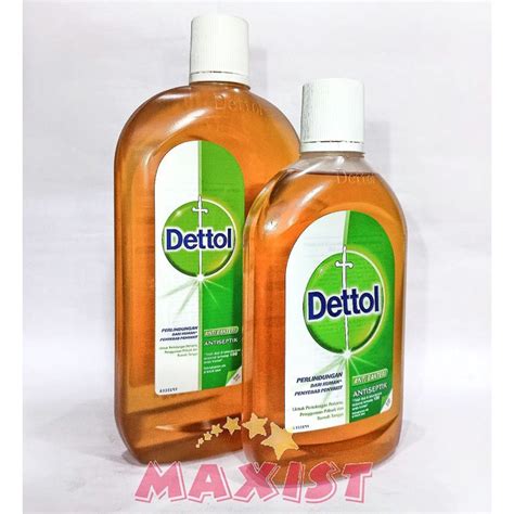 Jual Dettol Antiseptik Cair 245ml 495ml 750ml Antiseptic Liquid 245 495