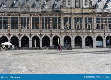 Leuven Flemish Brabant Belgium Facade Of The University Library At