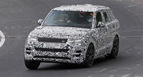 2023 Range Rover Sport SVR Shows More Of Its Face During Nurburgring ...