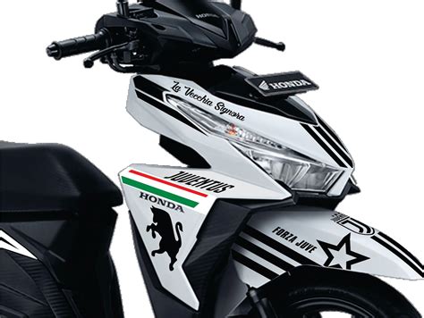 Stripping Motor Honda Vario Esp 125 Tema Juventus Design Gendenk