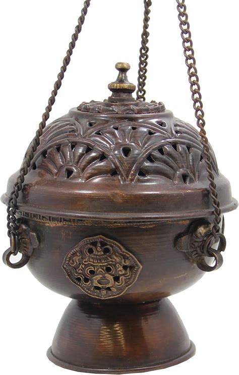 Vrinda® Brass Hanging Censercharcoal Incense Burner
