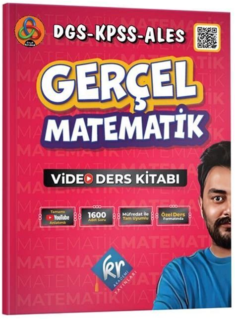 Kr Akademi Dgs Kpss Ales Ger El Matematik Video Ders Kitab Kitapiste