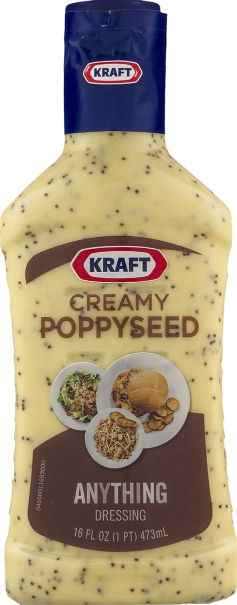 Case Of Kraft Creamy Poppyseed Salad Dressing 6 Total Amazonca Grocery And Gourmet Food