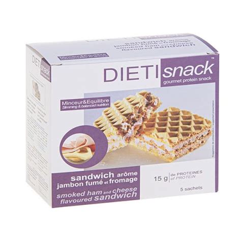 Dietisnack sandwich hyperprotéiné jambon fromage pour régime minceur