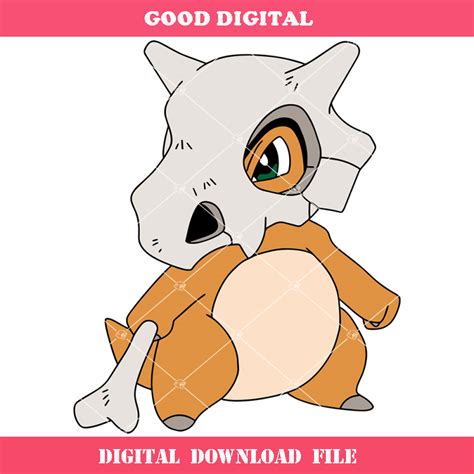 Cubone Pokemon Svg Pokemon Cartoon Svg Japan Anime Svg Inspire Uplift